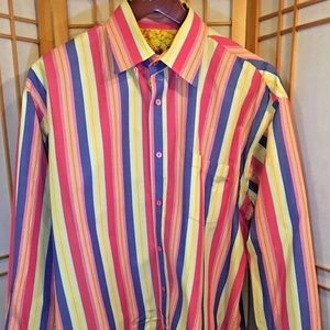 Bugatchi Uomo XL Mens Shirt Long Sleeve